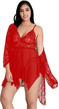 Naryani Devi  Enterprises Self Design Babydoll-thumb3