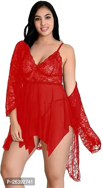 Naryani Devi  Enterprises Self Design Babydoll-thumb4