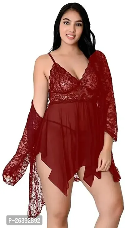 Naryani Devi  Enterprises Self Design Babydoll-thumb4