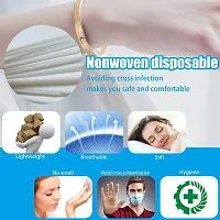 Disposable Non Woven Face and Body Towel (18 x 18-inch) (45 X 45 CM) (Pack of 50)-thumb2