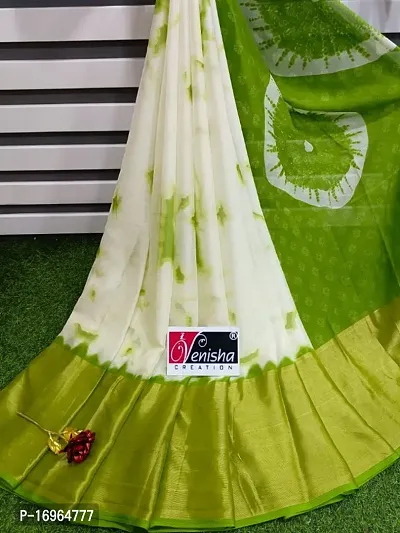 Classic Brasso Printed Saree with Blouse piece