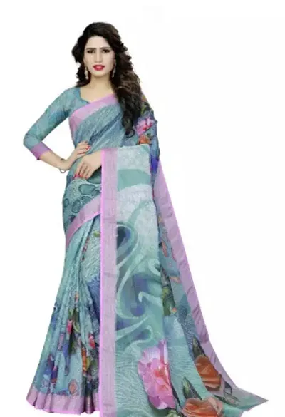 Stylish Saree with Blouse piece For Women