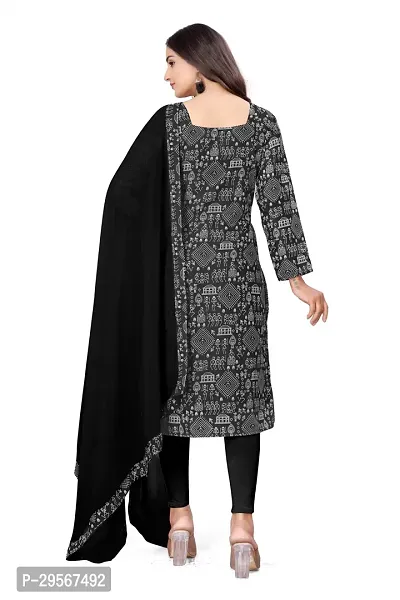 Stylish Cotton Blend Printed Kurti with Dupatta for Men-thumb2