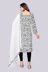 Stylish Cotton Blend Printed Kurti with Dupatta-thumb2