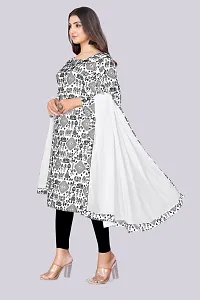 Stylish Cotton Blend Printed Kurti with Dupatta-thumb3