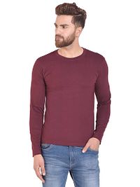 Men's Multicoloured Cotton Solid Round Neck Tees (Pack of 2)-thumb2