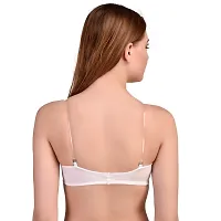 Classic Cotton Blend Solid Bras for Women-thumb4
