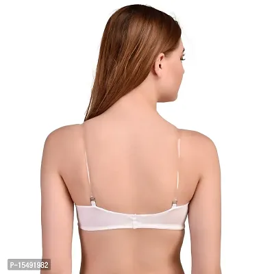 Classic Cotton Blend Solid Bras for Women-thumb5
