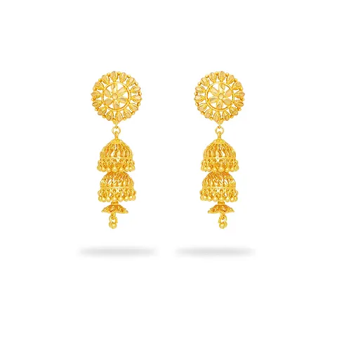 Traditional Platted jumkhi Earrings