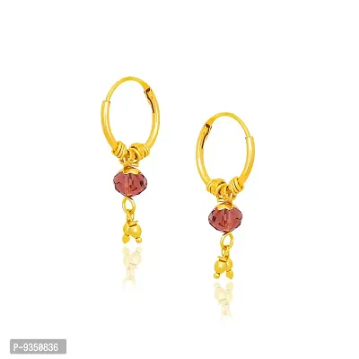 New Designer Collection Purple Alloy Earrings For Baby Girls-thumb0