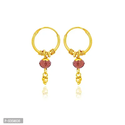 New Designer Collection Purple Alloy Earrings For Baby Girls-thumb2