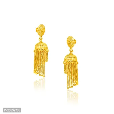 Tradtional Micron Plated Premium Long Wedding Collection Earrings For girls-thumb3