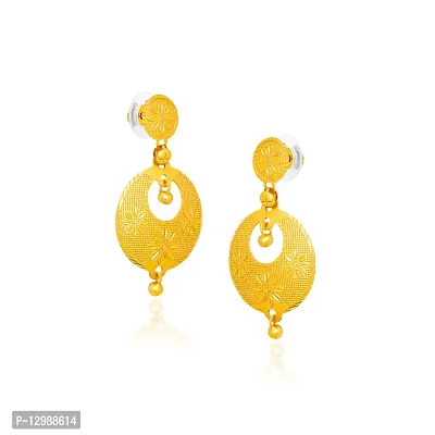 Golden Brass  Chandbalis Earrings For Women-thumb2