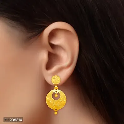 Golden Brass  Chandbalis Earrings For Women-thumb3