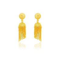 Tradtional Micron Plated Premium Long Wedding Collection Earrings For girls-thumb3