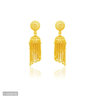 Tradtional Micron Plated Premium Long Wedding Collection Earrings For girls-thumb4