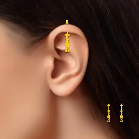 Traditional Platted Maharashtrian Bugadi Earrings Collection