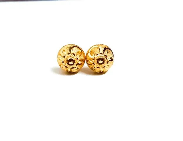 Latest Beautiful Brass Plated Stud Earrings