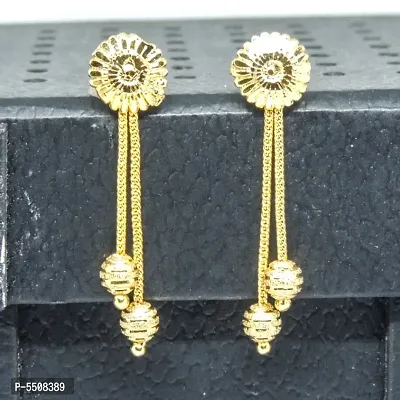 Traditional gold and micron plated south screw Earring for Women