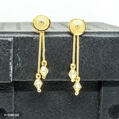 Traditional gold and micron plated south screw Earring for Women