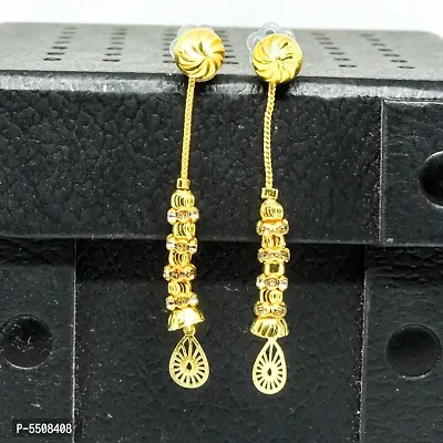 Traditional gold and micron plated south screw Earring for Women