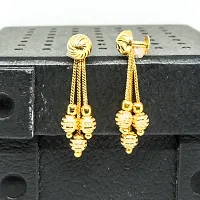 Traditional gold and micron plated south screw Earring for Women-thumb1