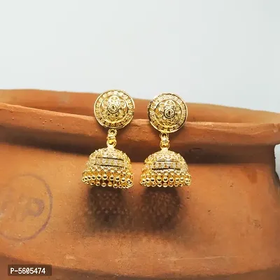 Traditional Gold and Micron Plated Earring for Women