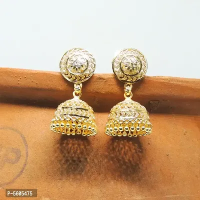 Traditional Gold and Micron Plated Earring for Women