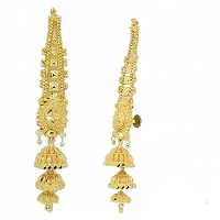 Traditional south screw back gold n micron plated Jhmkha Earring for Women-thumb2