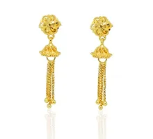 Traditional gold and micron plated small jhumki-thumb1