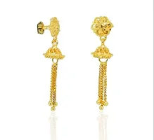 Traditional gold and micron plated small jhumki-thumb2