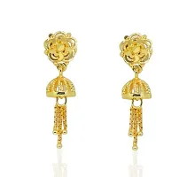 Traditional gold and micron plated small jhumki-thumb1