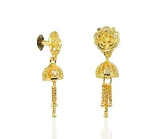 Traditional gold and micron plated small jhumki-thumb2