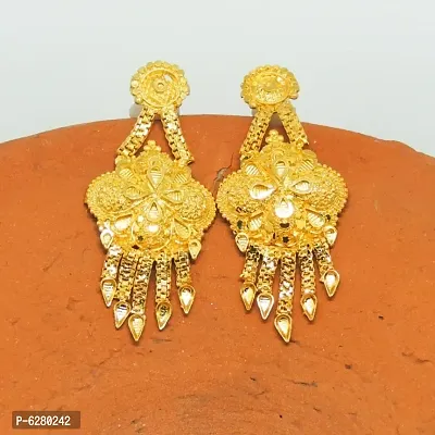 Traditional gold and micron plated jhumki-thumb0