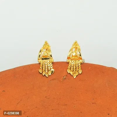Traditional gold and micron plated Earring-thumb0