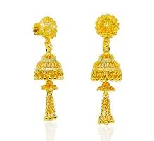 Traditional gold and micron plated jhumki-thumb2