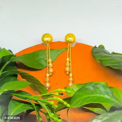 Traditional Brass Gold Plated Earring for Women