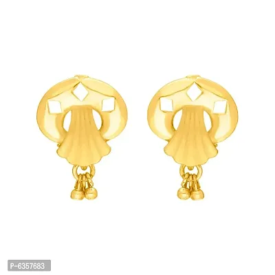 Traditional gold and micron plated earring