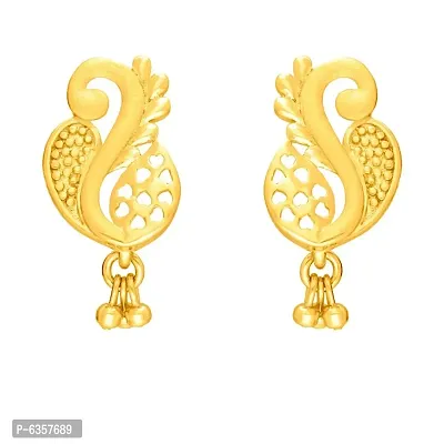 Traditional gold and micron plated earring-thumb0