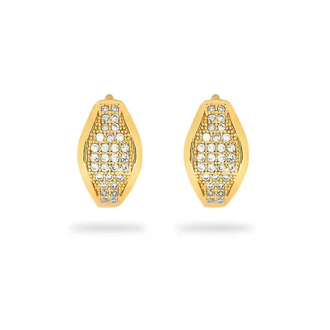 Western style micro plated bali earrings