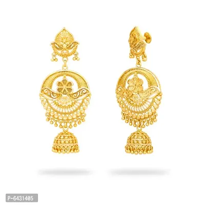 Traditional gold plated jhumki-thumb2