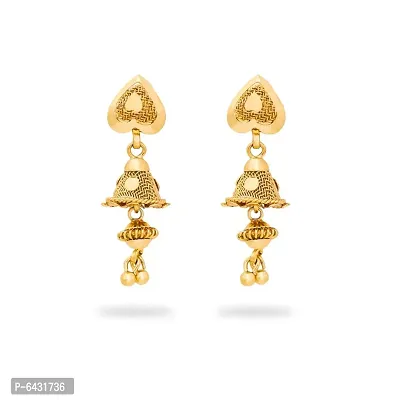 Traditional gold plated jhumki
