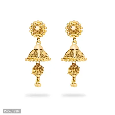 Traditional gold plated jhumki