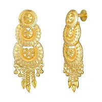 Traditional gold and micron plated jhumki-thumb1
