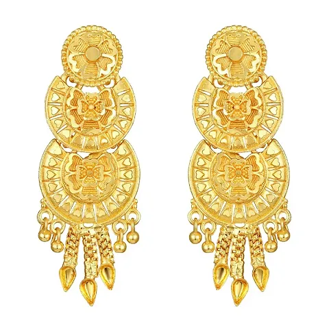 Traditional and micron plated jhumki