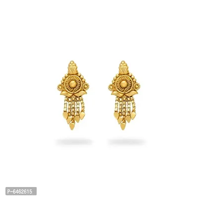 Traditional gold and micron plated earring-thumb0