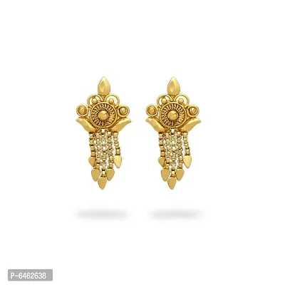 Traditional gold and micron plated earring-thumb0