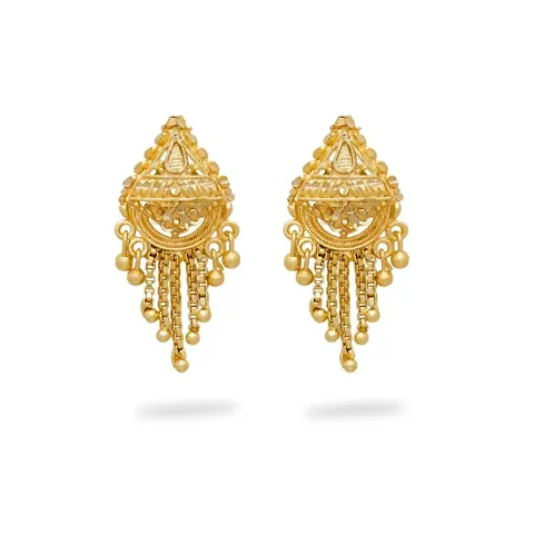 Traditional Gold Micron Plated Festive Wear Earring