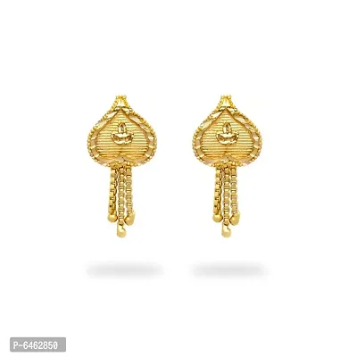 Traditional gold and micron plated Earring