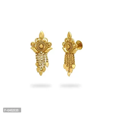 Traditional gold and micron plated earring-thumb2